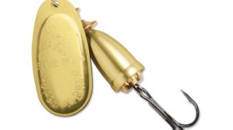 "Blue Fox Classic Vibrax Spinner" — Gold-Gold — №2