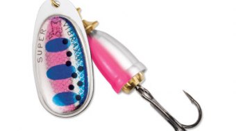"Blue Fox Classic Vibrax Spinner" — Rainbow Trout — №3