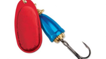 "Blue Fox Classic Vibrax Spinner" — Bleeding Silver-Chrome Blue — №2