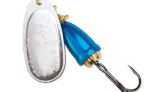 "Blue Fox Classic Vibrax Spinner" — Silver-Chrome Blue — №4