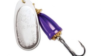 "Blue Fox Classic Vibrax Spinner" — Silver-Purple — №5