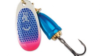 "Blue Fox Classic Vibrax Spinner" — Blue Scale Pink Tip UV — №5