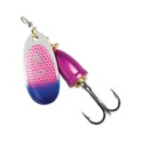 "Blue Fox Classic Vibrax Spinner" — Cerise Scale Blue Tip UV — №6