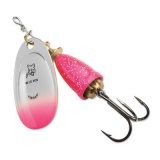 "Blue Fox Classic Vibrax Spinner" — Pink Chartreuse Candyback — №4