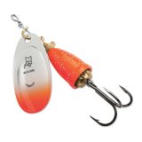 "Blue Fox Classic Vibrax Spinner" — Orange Chartreuse Candyback — №1